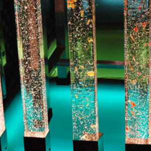 Glass pillar