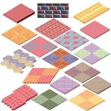 Exterior flooring tiles