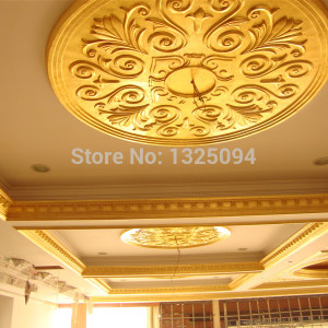Molded fiber ceiling