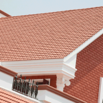 Clay roof tiles