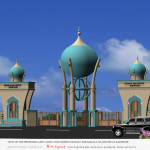 dome-munaram-hajj house gate cabin-odern islamic dome-a2z4home